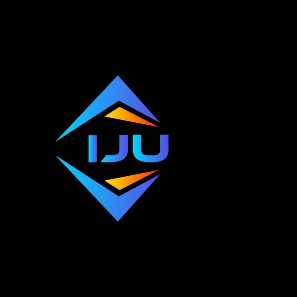 Diseño Del Logotipo Tecnología Abstracta Iju Sobre Fondo Blanco Iju — Archivo Imágenes Vectoriales