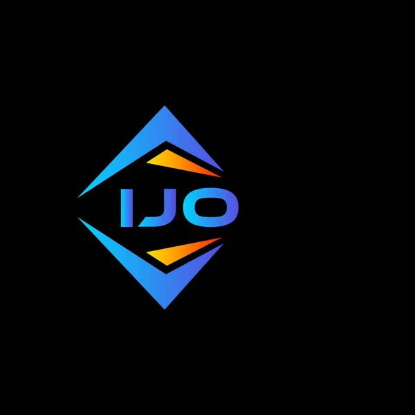 Ijo Abstrakte Technologie Logo Design Auf Weißem Hintergrund Ijo Kreative — Stockvektor