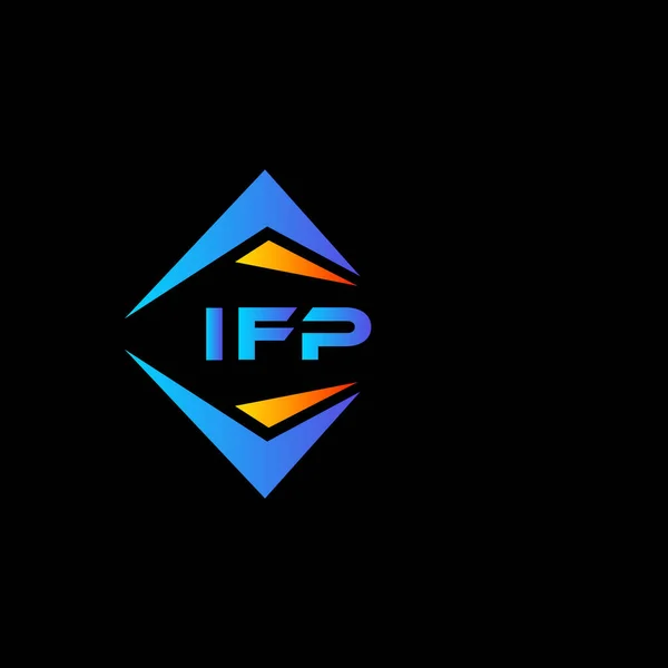 Ifp Abstrakte Technologie Logo Design Auf Weißem Hintergrund Ifp Kreative — Stockvektor