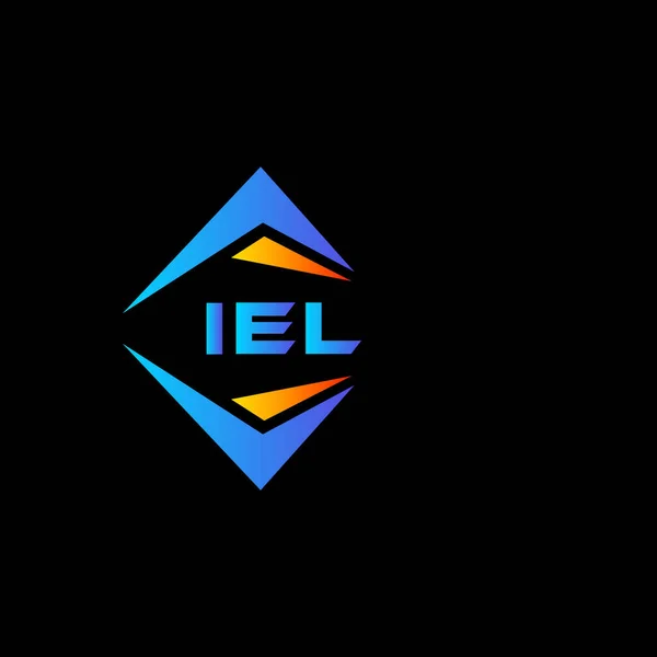 Iel Abstrakt Teknik Logotyp Design Vit Bakgrund Iel Kreativa Initialer — Stock vektor