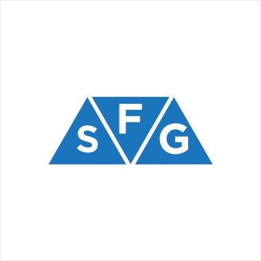 Beyaz arkaplanda FSG üçgen şekil logosu tasarımı. FSG yaratıcı harflerin baş harfleri logo kavramı. Beyaz arkaplanda FSG üçgen şekil logosu tasarımı. FSG yaratıcı harflerin baş harfleri logo kavramı.