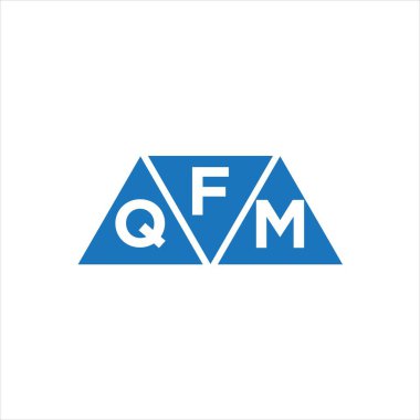 Beyaz arkaplanda FQM üçgen şekil logosu tasarımı. FQM yaratıcı harflerin baş harfleri logo kavramı. Beyaz arkaplanda FQM üçgen şekil logosu tasarımı. FQM yaratıcı harflerin baş harfleri logo kavramı.