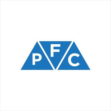 Beyaz arkaplanda FPC üçgen şekil logosu tasarımı. FPC yaratıcı harflerin baş harfleri logo kavramı. FPC üçgen şekilli logo tasarımı beyaz arkaplanda. FPC yaratıcı harflerin baş harfleri logo kavramı.