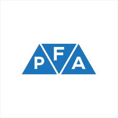 Beyaz arka planda FPA üçgen şekil logosu tasarımı. FPA yaratıcı harflerin baş harfleri logo konsepti. Beyaz arkaplanda FPA üçgen şekil logosu tasarımı. FPA yaratıcı harflerin baş harfleri logo kavramı.