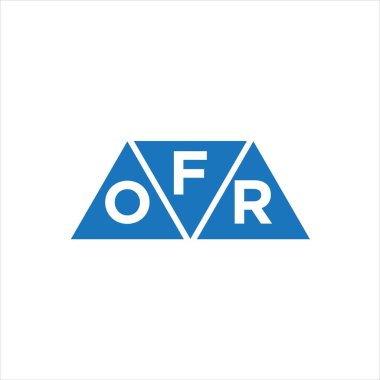 Beyaz arka planda üçgen şekilli logo tasarımı için. Yaratıcı harfler için harf logosu kavramı.