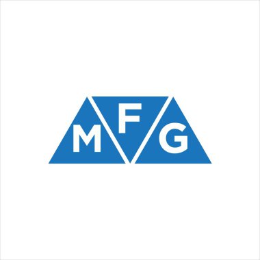 Beyaz arkaplanda FMG üçgen şekil logosu tasarımı. FMG yaratıcı harflerin baş harfleri logo kavramı. Beyaz arkaplanda FMG üçgen şekil logosu tasarımı. FMG yaratıcı harf logosu kavramı.