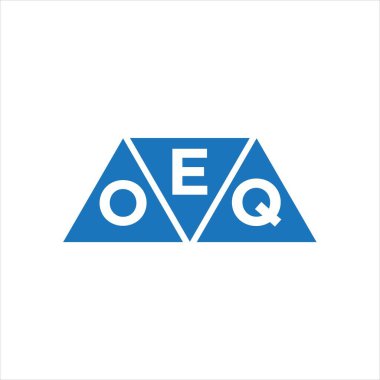 Beyaz arkaplanda EOQ üçgen şekil logosu tasarımı. EOQ yaratıcı harflerin baş harfleri logo kavramı. Beyaz arkaplanda EOQ üçgen şekil logosu tasarımı. EOQ yaratıcı harflerin baş harfleri logo kavramı.