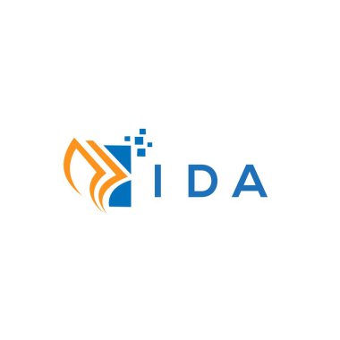 Beyaz arka planda IDA kredi onarım logosu tasarımı. IDA 'nın yaratıcı baş harfleri Growth grafik harfi logosu. IDA ticari finans logosu dizaynı. IDA kredi onarım logosu tasarımı beyaz arka planda. IDA yaratıcı baş harfleri Büyüme Grafiği le