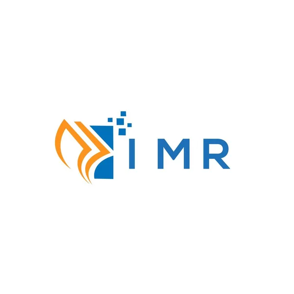 Imr Credit Repair Accounting Logo Design White Background Imr Creative — Stock Vector