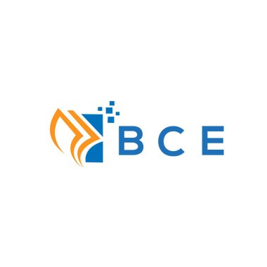 Beyaz arka planda BCE kredi onarım logosu tasarımı. BCE 'nin yaratıcı harflerinin baş harfleri Grafik Harfleri Logosu. BCE işletme finans logosu tasarımı.