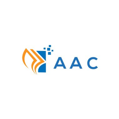 Beyaz arka planda AAAC kredi onarım logosu tasarımı. AAC yaratıcı harflerin baş harfleri, grafiksel logo konsepti. AAC işletme finans logosu tasarımı.