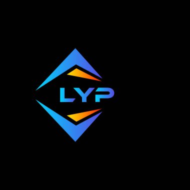 LYP soyut teknoloji logosu tasarımıdır. LYP yaratıcı harflerin baş harfleri logo kavramı.