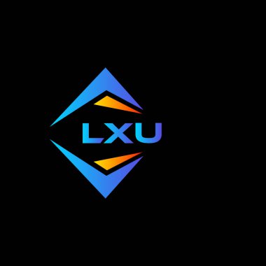 LXU soyut teknoloji logosu tasarımıdır. LXU yaratıcı harflerin baş harfleri logo kavramı.