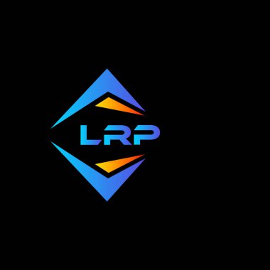 LRP soyut teknoloji logosu tasarımıdır. LRP yaratıcı harf logosu kavramı.