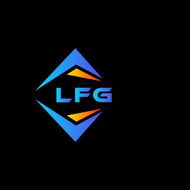 LFG soyut teknoloji logosu tasarımıdır. LFG yaratıcı harflerin baş harfleri logo kavramı.