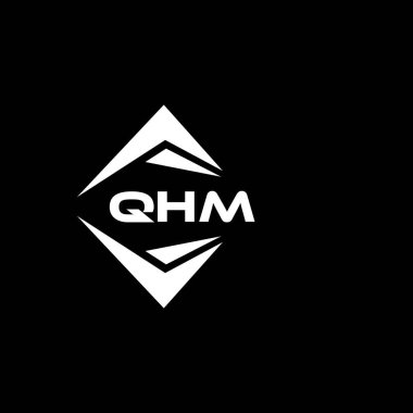 QHM soyut teknoloji logosu tasarımıdır. QHM yaratıcı harflerin baş harfleri logo kavramı.