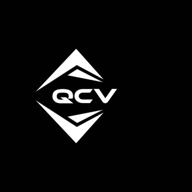 QCV soyut teknoloji logosu tasarımıdır. QCV yaratıcı harflerin baş harfleri logo kavramı.