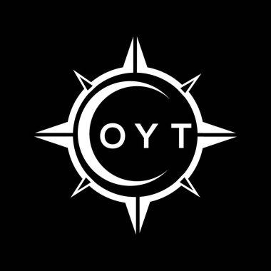 OYT soyut teknoloji çemberi logo tasarımını siyah arka plana ayarlıyor. OYT yaratıcı harflerin baş harfleri harf logosu. OYT soyut teknoloji dairesi siyah arkaplan üzerine logo tasarımı ayarlıyor. OYT yaratıcı harfler harfi logosu. OYT soyut teknoloji çemberi ayarı