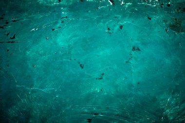 Güzel, soyut, yeşil, eski, alçı duvar. Desenli arkaplan.