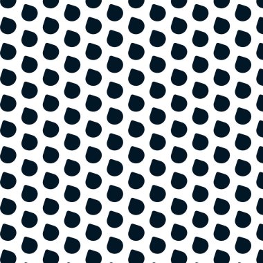 Modern polka nokta vektör tasarımı, pürüzsüz desen çizimi