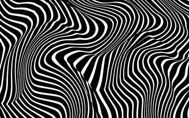 Çapraz çizgili dalga çizgisi deseni arkaplanı, vektör illüstrasyonu