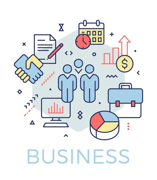 Yaratıcı iş konsepti çizimi. 