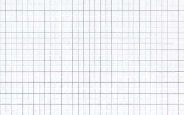 Boş beyaz defter ızgara kağıt arkaplan sayfası.