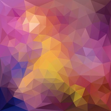 renkli Soyut Çokgen arkaplan.