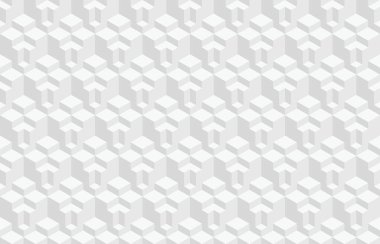 Soyut 3d geometrik kusursuz desen. Isometric optik illüzyon modern arkaplan.