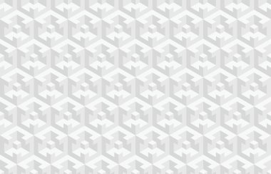 Soyut 3d geometrik kusursuz desen. Isometric optik illüzyon modern arkaplan.