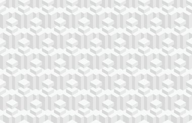 Soyut 3d geometrik kusursuz desen. Isometric optik illüzyon modern arkaplan.
