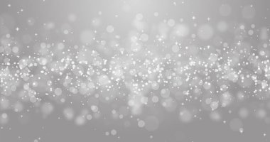 Güzel gri arka plan, sahte ışıklar daireler, ışıltılar ve parıltılar.. 