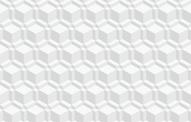 Soyut 3d geometrik kusursuz desen. Isometric optik illüzyon modern arkaplan.
