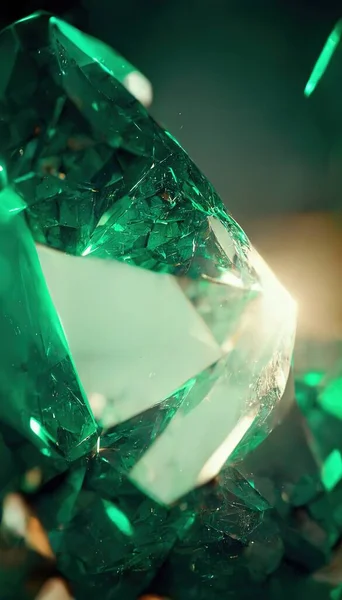 Realistic Shiny Gemstones Diamonds Crystals Abstract Background Beautiful Luxury Wallpaper — Stockfoto