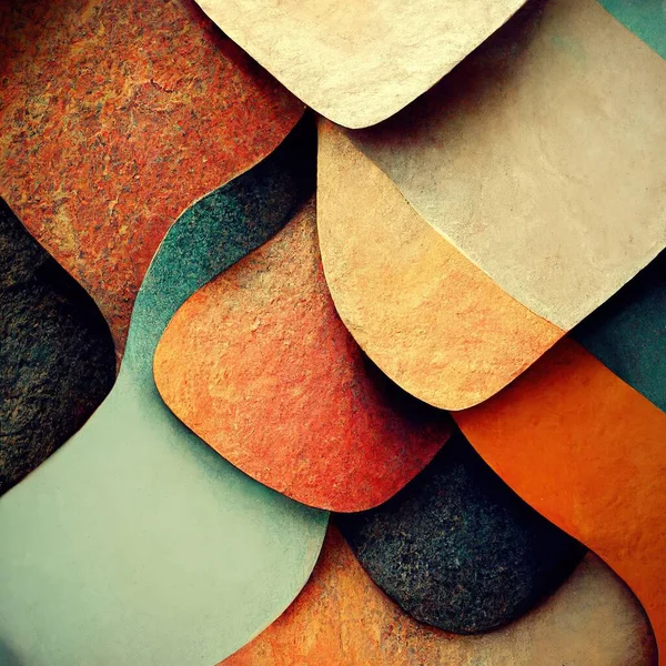 Abstract Neo Memphis Style Background Grainy Texture Trendy Contemporary Graphic — 스톡 사진