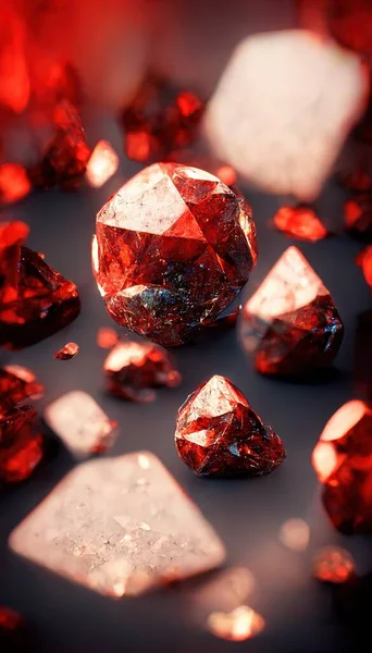 Realistic Shiny Gemstones Diamonds Crystals Abstract Background Beautiful Luxury Wallpaper — Photo