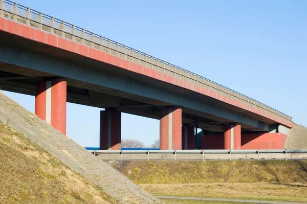 Мост Через Пересечение Автомагистрали — стоковое фото