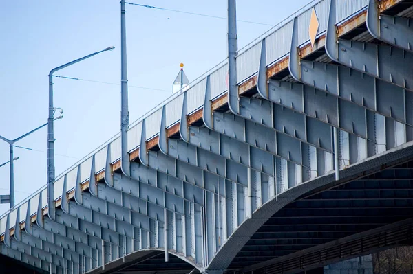 Modern Bridge Warta River — Stock Photo, Image