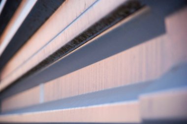 Çitleri kapatın - seçici odak, yüzeysel alan derinliği.