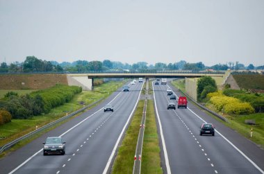 Nagradowice, Polonya - 4 Haziran 2022 - Polonya S5 otoyolu.