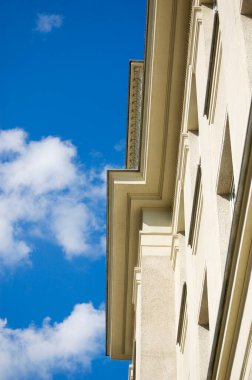 Muazzam bina alt görünümünün ayrıntıları.