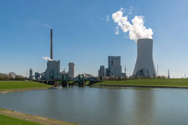 Duisburg Renania Settentrionale Vestfalia Germania Marzo 2017 Power Station Walsum — Foto Stock