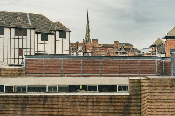 Shrewsbury Shropshire Inglaterra Reino Unido Maio 2018 Vista Skyline Shrewsbury — Fotografia de Stock