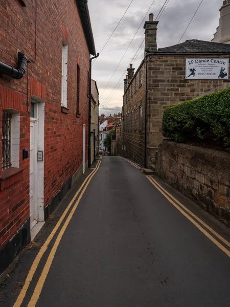 Whitby North Yorkshire Inglaterra Reino Unido Setembro 2018 Walking Cliff — Fotografia de Stock