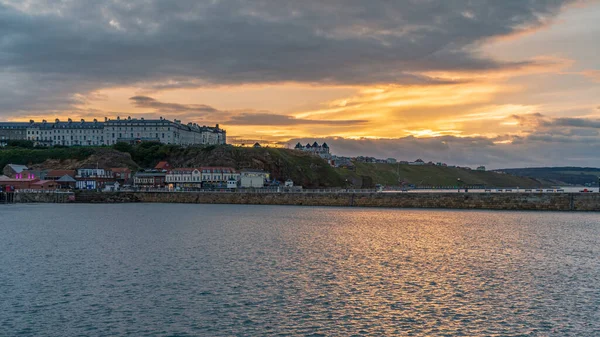 Whitby North Yorkshire England Großbritannien September 2018 Blick Vom East — Stockfoto