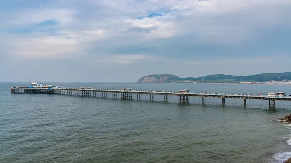 Llandudno, Conwy, Clwyd, Galler, İngiltere - 08 Haziran 2018: Llandudno İskelesi