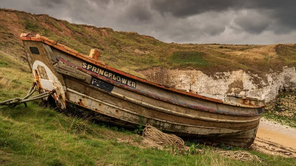 Flamborough East Riding Yorkshire Inglaterra Reino Unido Setembro 2018 Velho — Fotografia de Stock