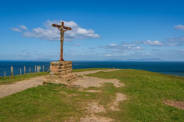 Workington Cumbria England May 2019 Cross Hill Clouds Irish Sea — Stock Photo, Image