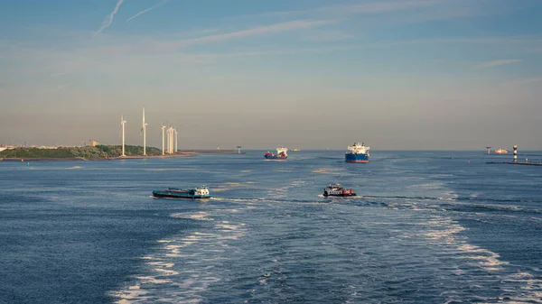 Rotterdam Jižní Holandsko Nizozemsko Května 2019 Pohled Europoortu Severního Moře — Stock fotografie