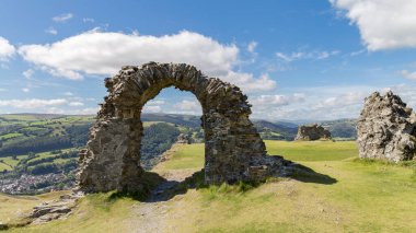 Castell Dinas Bran, near Llangollen, Denbigshire, Wales, UK clipart